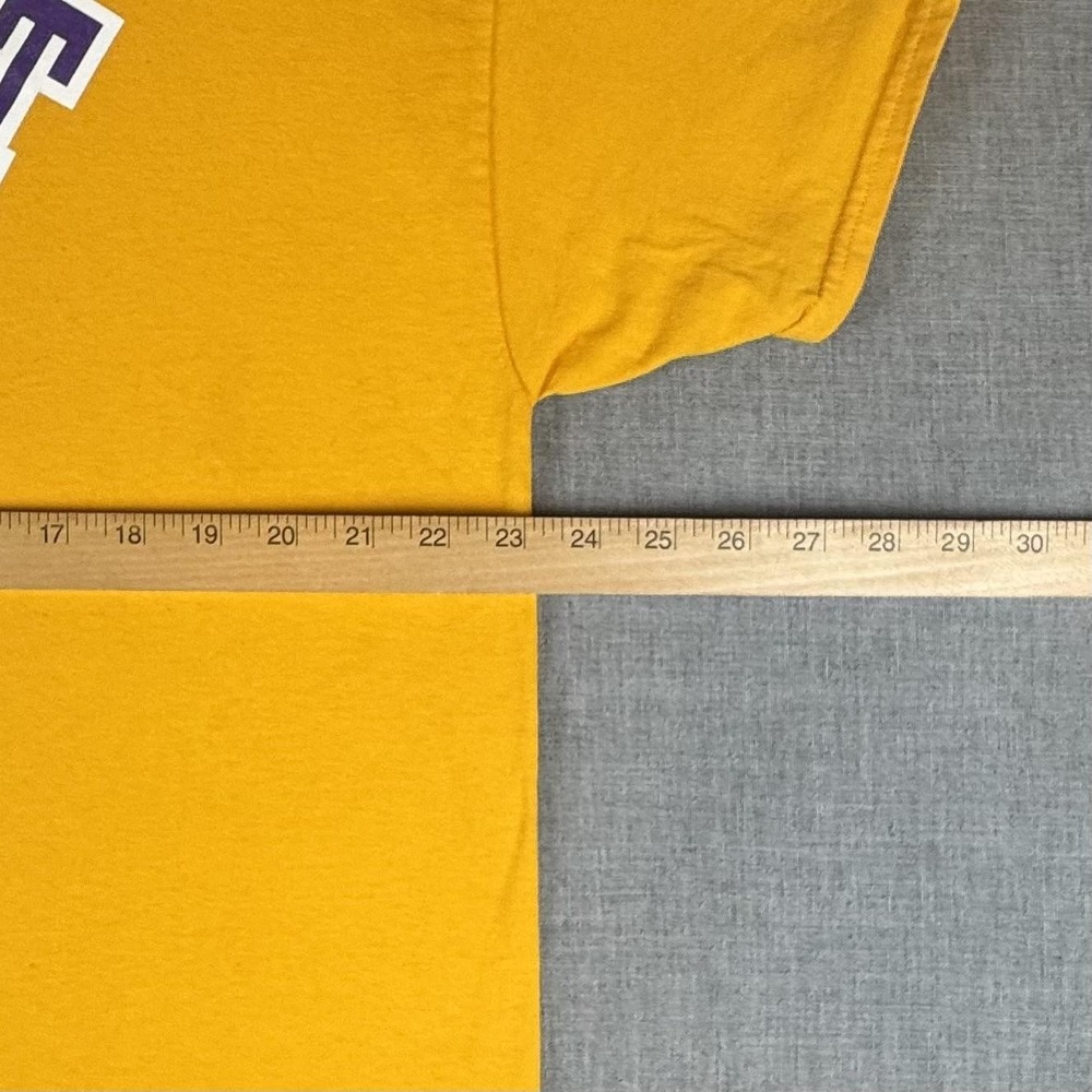 Los Angeles Lakers Shirt Mens XL Yellow Kobe Bryant #8 #24 Gildan 1/31/2020 NBA - Picture 10 of 11